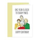 Golden And Girls Birthday Card, Best Friend Bday Card, Funny Birthday Card for Mom Grandma, Getting Older Birthday Card for Her