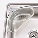 JRM Multifunctional Plastic Drain Shelf Sink Storage Rack For Kitchen, Bathroom, Soap Box Organizer (Grey, 1)