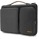 MOCA 360 Protective Laptop Sleeve Bag Case for Laptops 15.6 inches Acer Aspire 3/5/7 Laptop, HP Pavilion 15.6, Dell Inspiron 15 3000, 15.6 ASUS ROG Zephyrus, 2020 Dell XPS 17 (15.6 inches, Black)