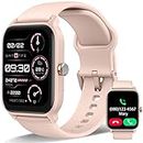 Smart Watch for Women(Answer/Make Call), 1.8" Touch Screen Activity Trackers for iPhone Android Compatible with Alexa Built in, Fitness Heart Rate Blood Oxygen Sleep Monitor, IP68 Waterproof