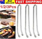 1/3X 39cm Sausage Turning Tongs Stainless Steel Barbecue BBQ Tongs Home Kitchen