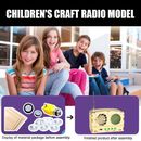 Children's Craft Radio Model, DIY Radio, FM Radio Kits, DIY Electronic Kits J9X2