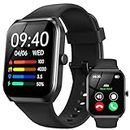 Smart Watch for Men - 1.91" Smartwatches With Answer/Make Calls,24h Heart Rate Sleep Blood Oxygen Monitor,Step Counter,112+ Sports,IP68 Waterproof,Stress Relief Games Compatible With Android Ios