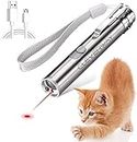 CleverWay 3-in-1 Cat Laser Pointer - Interactive Chaser Toy for Kitten/Dogs, Playing - Chasing and Training Exercise Tool,USB Rechargeable Led Light Pointer and LED (3-in-1 / Laser)