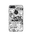 Casotec Plastic Arctic Monkeys Pattern Design 3D Printed Hard Back Case Cover for Apple iPhone 7 Plus (Multicolor)