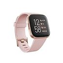 Fitbit Versa 2 Health and Fitness Smartwatch with Heart Rate, Music, Alexa Built-In, Sleep/Swim Tracking, Petal/Copper Rose