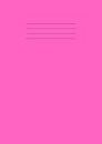 Exercise Book Plain: 90gsm 80 Pages A4 Blank Notebook for Art, Drawing, Writing | School Home Office - Pink
