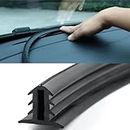 UGSHY Pack of 1 Car Dashboard Seal Strip, 6.56Ft Rubber Seal Protector Guard Strip, Universal Slit Windshield Trim, for Trucks, Boats, RVs (Black)