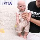 Bambola neonato rinato in silicone 19"" fatta a mano elegante bambola neonato in silicone
