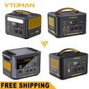 VTOMAN Jump 600X/1500X/FlashSpeed 1500 Portable Power Station Solar Generator