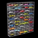 For Hot Wheels/Matchbox 1:64 Diecast Car Display Case Clear Acrylic For 50 Cars