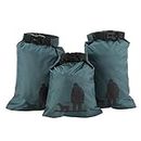 Waterproof Dry Bag Set, 3-Pack Lightweight Dry Sack Travel Keep Gear Dry Bags for Kayaking Rafting Boating Hiking Camping Outdoor Bags Ultralight Backpacking Gear Drybags Stuff Sacks Compression Bags