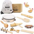 Kids Musical Instruments Toys, Percussion Instruments Set with Storage Bag, Pres