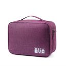 Cable Organizer Bag Charger USB Electronic Accessories Storage Travel Case AU