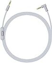 Replacement Audio Cable Cord Wire with in line Microphone and Control for Beats Solo/Studio/Pro/Detox/Wireless/Mixr Headphones （Grey）