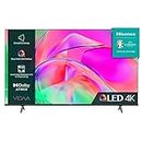 Hisense 55 Inch QLED Smart TV 55E77KQTUK - Quantum Dot Colour, 60Hz VRR, Dolby Vision, Bluetooth&HDMI, Share to TV, and Youtube, Freeview Play, Netflix and Disney+ (2023 New Model)