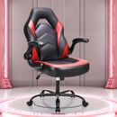 OLIXIS Big and Tall Office Desk Leather Gaming Computer Chair with Adjustable...