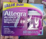 *Allegra Allergy 24 Hr Gelcaps 180 mg 60 Ct 06/24 # 2220