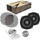 Hogtunes 352-XLF 5.25" Replacement Front Speakers for 1998-2013 Harley-Davidson Touring Models