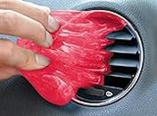 Lazi Multipurpose Car Interior Ac Vent Dashboard Dirt Dust Cleaner Cleaning Gel Slime Car Interior Keyboard PC Laptop Electronic Gadgets Cleaner Cleaning Kit(Red)