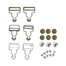 Overalls Buttoned Hooking Metal Buckles Gourd Buckles Suspenders Jeans Sub for DIY Art Sewing Clothing Craft
