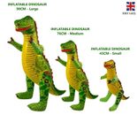 S,M,L Blow Up Inflatable Dinosaur Kids Dino Kids Party Decor T-Rex Reusable Toy
