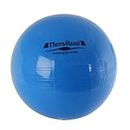 THERABAND Gym Exercise 75cm Ball for Sport Training , Yoga and Fitness, Home Gym Equipment with Inflation Adaptor, Blue