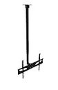 Gadget-Wagon 3 to 6 feet Ceiling Drop Monitor Wall Mount, with tilt for Offices, Homes and Presentation Rooms (3.7-6 ft for 32-55" MAX VESA 400 x 400 MM)