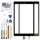 Screen for Amazon Fire HD 10 HD10 2019 9th M2V3R5 Touch Screen Digitizer Full Outer Glass Panel Lens Replacement with Free Tools (Not Including LCD Display)