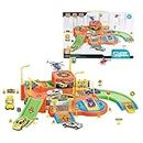 SUPER TOY Car Parking Race Track Garage Toy Vehicle Playset for Kids Boys & Girls