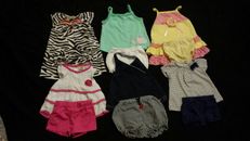Baby Girl Size 12 months Spring & Summer Clothing Lot 
