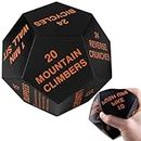 RZCOMP Exercise Dice for Fitness,HIIT and Exercise Classes,12 Different Aerobic Fitness Exercises,Fun Dice for Fitness and Fat Loss,Fitness accessories for home workouts and gym training(10CM)