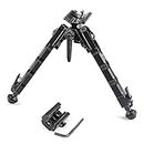 Zeadio Pivot Tiltable Bipod with Sling Mount and Adapter for Picatinny Weaver Rail, 7 to 10 Inches