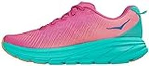 HOKA ONE ONE Women's Rincon 3 Pink/Teal Running Shoes Size: 8