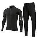 Aimtoyou Sweat Suits for Men Quick-Drying Fitness Training Sports Suit, Aimtoyou Sweat Suits for Men (M,Black)