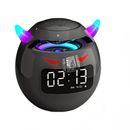 Altavoz Bluetooth Reloj Despertador Digital Led Reproductor Musica Inalambrico
