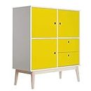 Möbelfolie - Lámina adhesiva para muebles (PVC, autoadhesiva, 100 x 50 cm), color amarillo