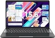 SGIN Laptop 15.6 Inch Laptop 8GB RAM 256GB SSD Storage(TF Card 512GB), Intel Celeron, Full Size Keyboard, PC Notebook with 2xUSB 3.0, Dual Band WiFi, Bluetooth 4.2