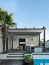 KYBOLT 10'X 13' Aluminum Pergola with Retractable Pergola Canopy, Lawn Shade Shelter for Backyard, Outdoor Party, Garden, Grill Gazebo, Deck (Gary)