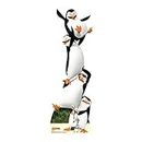 Star Cutouts Ltd Madagascar Penguins Topsy Turvy, Cardboard, Multi Colour, 160 x 57 x 160 cm
