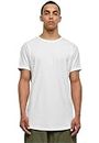 Urban Classics Men's Shaped Long Tee Camiseta, White, XXL