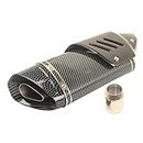 mopeds and Scooters Exhaust Parts for HON&DA Forza 125 Mt 125 Msx 125 Gsr500 Z750 Z800 Z900 Z1000 Motorcycle 51mm Carbon Exhaust Pipe DB Killer Escape Muffler (Color : 3)