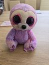 TY Beanie Boo's Dreamy The Sloth rosa lila weiches Plüschtier 6""