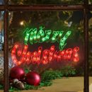 18" 50 Lighted Merry Christmas,Pre-Lit Merry Christmas Sign Window Sculpture