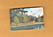 Collectible Walmart Gift Card -Camping, Tents, Lake - No Cash Value - FD69537