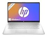 HP Laptop | 17,3 Zoll (43,9 cm) FHD IPS Display | Intel Core i5-1235U | 8 GB RAM | 512 GB SSD | Intel Iris Xe Grafikkarte | QWERTZ Tastatur | Windows 11 Home | silber | mit HP Fast Charge