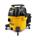 DEWALT 9 Gallon Wet/Dry VAC Heavy-Duty Shop Vacuum with Attachments, 5 Peak HP, with Blower Function, DXV09PA, Yellow