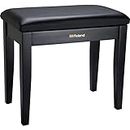 Roland Piano Bench In Satin Black with Vinyl Seat And Music Compartment - Rpb-100Bk, 55.5 X 32 X 55.5 Cm