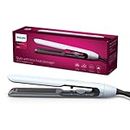 Philips 5000 Series Hair Straightener with ThermoShield Technology, White [Model BHS520/00]