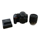 Nikon D5600 Digital SLR Camera w/18-55mm Lens - Black | Shutter 18.6K
